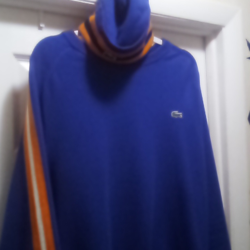 Men's Lacoste sweater with matching cap